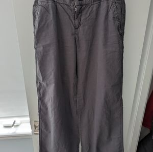 Grey wide leg lounge pants